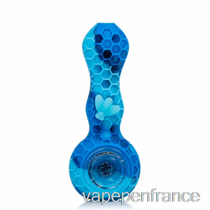 Stratus Bee Cuillère En Silicone Marbre Bleu (bleu Bébé / Bleu) Stylo Vape